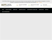 Tablet Screenshot of dcm-web.es